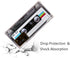Case for Galaxy Note 20 Ultra with Reinforced Corners TPU Soft Bumper Retro Cassette Tape Case + Camera Lens Protector...
