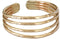 14K Gold Fill Four Strand Toe Ring | Comfort Fit Adjustable for Toes | One Size Fits All | Real Gold Toe Rings for Women...