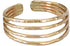 14K Gold Fill Four Strand Toe Ring | Comfort Fit Adjustable for Toes | One Size Fits All | Real Gold Toe Rings for Women...
