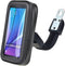 Motorcycle Universal Phone Mount Holder Waterproof Motorcycle Cell Phone Holder with Rain Cover 360° Rotation Motorbike Rearview Mirror Mount, fit...