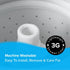 SlipX Solutions Protected Shower Curtain Liner, 3G Lightweight, 70"x72", Clear...