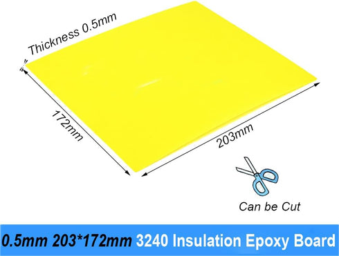 XBERSTAR 10pcs 3240 Epoxy Board FR-4 for DIY Battery Pack 20.3cm*17.2cm*0.05cm(10pcs Epoxy Board)...