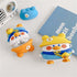 for Cute AirPods Case Cover, Cartoon Fun Funny Lovely Duck Shape Design Fashion Cases for Boys Girls Kids Teen for Air pods 1 2(Changeable Hat Duc...