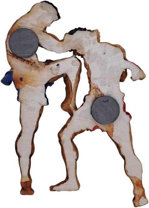 4¼" Muay Thai Hak KOR Erawan or Break The Elephant’s Neck Basic Movement Muaythai Boxing Martial Arts 3D Resin Fridge Magnet Souvenir Refrigerator...