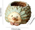 Ceramic Planter Pot Hedgehog Succulent Planter,Ceramic Animal Planter, Succulent Pots Cactus Pot for Office Home Desktop,Flower Pot Gifts for Plan...