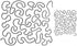 Stipple Meander - Edge to Edge Stencil, Continuous Line Template for Free Motion Quilting, Domestic Machine, Hand Quilting, Long-Arm Quilting (305...
