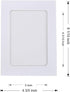 Enenes Paper Picture Frames, 4x6 Inch Kraft Paper Photo Frame,DIY Photo Frames with Wood Clips and Jute Twine for Home Wall Decor School and Offic...