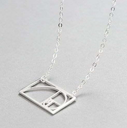 Golden Division Ratio Sterling Silver Choker Necklace...