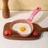 Mini Nonstick Egg Pan, Small Frying Pan with Unique Heart-shaped, One Egg Frying Pan with Granite Coating, Multi-functional Frying Pan for Cooking...