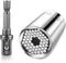 Universal Socket 7 to 19mm, Christmas Stocking Stuffers for Men Universal Socket Set with Wrench Power Drill Adapter - Best Gifts for Handyman Men...