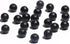 Yochus 8mm Black Matte Onyx Agates Round Loose Beads Frost Dull Polish Agat Beads for Jewelry Making...