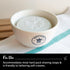 Ceramic Textured Shaving Bowl – Shave Soap & Shaving Cream Dish, Textured for Rich Lather (White)...