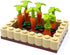 General Jim's Bright Colorful Vegetable Garden Plot Building Block Toy Playset 165 Pc 6 Section Modular Building Block Vegetable Garden Plot Set f...