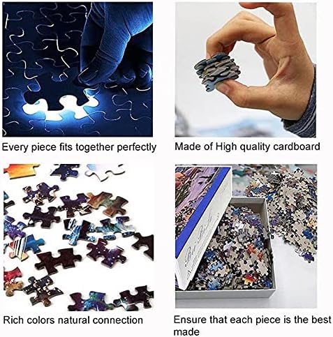 300 Pieces of Puzzles, Farmhouse Scene Puzzles, 300 Pieces of Adult and Children Landscape Puzzles, Fun and challenging Puzzle Games, Collection, ...