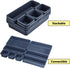 AUSTARK InterlockIng Desk Drawer Organizer, 3 Sizes Plastic Drawer Divider, Toolbox Storage Organizer Trays for Office Home School (8 Pack)...