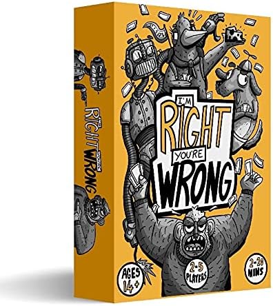 I’m Right You’re Wrong - A Light Strategy Card Game Where Players Battle for The Last Word (2-5 Players)...