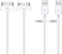 Aibocn MFi Certified 30 Pin Sync and Charge Dock Cable (New Packaging × 2 Pack)...