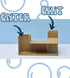 Chatelet REEFSHAPE - Aquarium Underground Tunnel | Fish & Shrimp Hideout for Aquariums | Unique Underground Viewing Tunnel | Made in USA (Corner T...