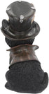 Nemesis Now Cogsmith's Steampunk Cat Adorable Black Cat with Leather Top Hat and Waistcoat, Hand-Painted Resin Figurine, Perfect for Steampunk Col...
