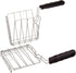 TOASTER BUDDIES, 2-Piece, Toaster basket, Sandwich Racks, 2 Slice-Toaster, Compatible with allmost all pop-up toasters, Toaster gadget, Regular, B...