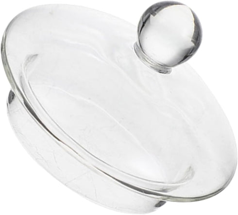 Teapot Lid Small Glass Lid Pot Lid Top Clear Lids Replacement Glass Teapot Caps Glass Tea Pot Lid Tea Steeper Lid Tea Kettle Lid Replacement Glass...