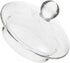 Teapot Lid Small Glass Lid Pot Lid Top Clear Lids Replacement Glass Teapot Caps Glass Tea Pot Lid Tea Steeper Lid Tea Kettle Lid Replacement Glass...