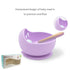 Jakuva Silicone Baby Bowls with Spoon, 2PCS Baby Feeding Set Suction Bowls for Kids Toddlers -BPA Free-Baby Dishes Utensils (Pink & Purple)...