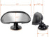 GES Rear View Mirror - 360 Degree Adjustable, Strengthen Suction Cup for Car - 5.9 x 2.2Inch - Black...