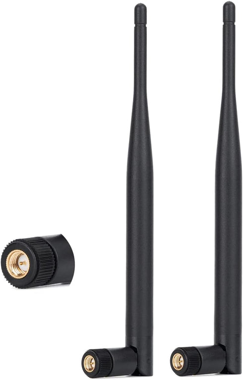Fosi Audio Bluetooth Antenna WiFi SMA Male PC 2.4GHz 6dBi Single Band Boost Bluetooth Audio Range for Home Office Wireless Network Router IP Camer...