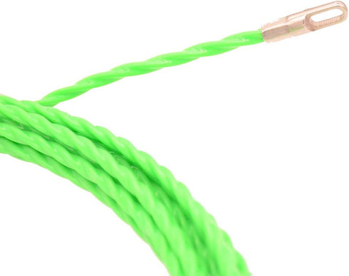 Fish Tape Electrical Wire Threader Wire Puller and Fish Tape Fastener tool 33 FT(10M) UP Grade Large Leader Hole...