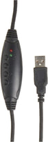 IMME282 USB Dual Headset with Adjustable Microphone Noise Cancelling and Volume Control, Wired Headphone for PC, Laptop and Computer......