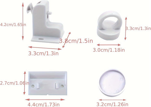 DILSIAI Adhesive Baby Proofing- Magnetic Cabinet Safety Locks for Drawers and Doors, No Drill Installation, ?Set of 4 Locks? (4 LOCKS)...
