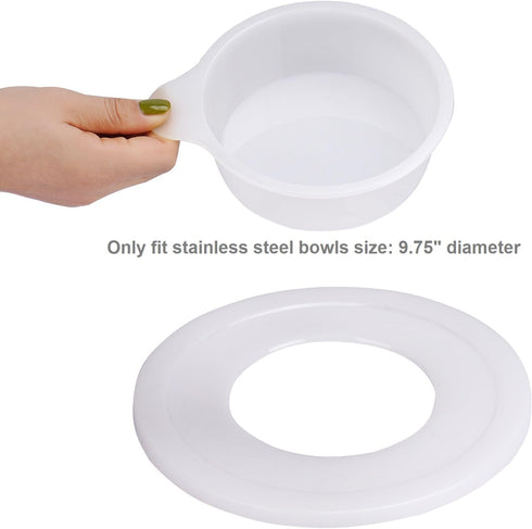 Mixers Bowl Cover for KitchenAid 6 Quart Bowl-Lift Stand Mixers, Mixer Lid Fits Bowl-Lift Models KV25G and KP26M1X (Pack of 1)...