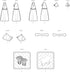 Simplicity Gnome Dish Towel and Potholders Kitchen Accessories Sewing Pattern Packet, Design Code S9878, One Size, Multicolor...