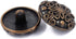 Bezelry 12 Pieces Flower Carvings Metal Shank Buttons. 18mm (11/16 inch) (Antique Copper)...