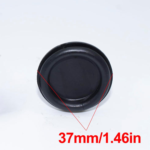 2PCS Rear Wiper Delete Kit Car Waterproof Block Off Plug Cap For Honda Civic For VW Golf Rear Tailgate Wiper Arm ABS Black 37mm 91617-SB6-000...