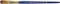 Robert Simmons Sapphire Brush, Oval Wash, Short Handle, 1/2", Blue...