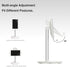 Bright Stone Phone Stand for Desk, Adjustable Cell Phone Holder for Desk, Compatible with 4"-12.9" Phones/Tablet/iPhone/iPad/Switch (White)...