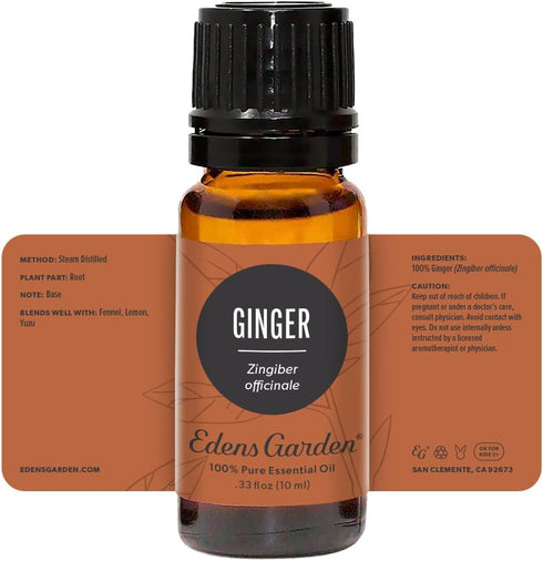 Edens Garden Ginger Essential Oil- 100% Pure Premium Grade, Undiluted, Natural, Therapeutic, Aromatherapy, The Best for Diffuser, Skin, Candle, Ki...