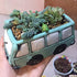 Green Bus Succulent Planter Pots, Small Plants Pot with Drainage Hole, Flower Pots Plant Containers for Home Indoor Outdoor Garden Decoration Pot...