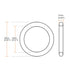 uxcell Silicone O-Rings, 16mm OD 13mm ID 1.5mm Width VMQ Seal Gasket for Compressor Valves Pipe Repair, White, Pack of 30...