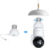 EC27 Bulb Connector for P1 360° Security Camera, Combination of both to be a Wireless Outdoor/Indoor Camera, Easy to Install like replacing a ligh...