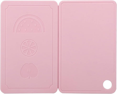 Small Cutting Board, Kitchen Cutting Board Folding Cutting Board Cutting Boards for Kitchen Plastic Cutting Board Pink Fruit Cutting Board Mini Cu...