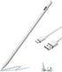 Stylus Pen for Touch Screens with 2 Replacement Tips, Tilt Sensitivity & Palm Rejection Pencil Compatible with iPhone/iPad/Samsung/Android/Tablet ...
