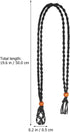 KESYOO 6PCS Stone Holder Necklace Crystal Necklace Holder Necklace Bracelet Woven Bracelet Braided Necklace DIY Jewelry Making Supplies...