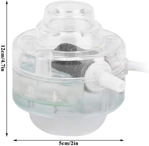 Colorful Gradient Even Air Output Underwater Bubble Fish Tank Light LED, Submersible Light, Waterproof for Fish Tank(U.S. regulations)...