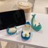 Cute Dolphin Shark Whale Phone Holder, Silicone Funny Creative Animal Desk Phone Stand Mount Accessories Free Your Hands Lovely Office Decor (Dolp...