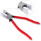 Swpeet Heavy Duty Key Fob Pliers Tool, Metal Glass Running Pliers with Curved Jaws, Studio Running Pliers Attach Rubber Tips Perfect for Key Fob H...
