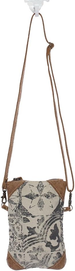 Myra Bag Patterns Upcycled Canvas Crossbody Bag S-1157...