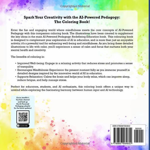 AI-Powered Pedagogy: The Adult Colouring Book with Creative Designs for Stress Relief and Relaxation...